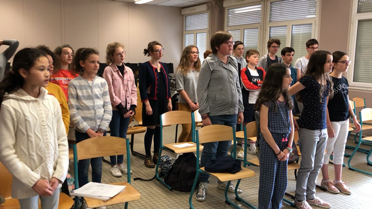 Répétition du festival des chorales