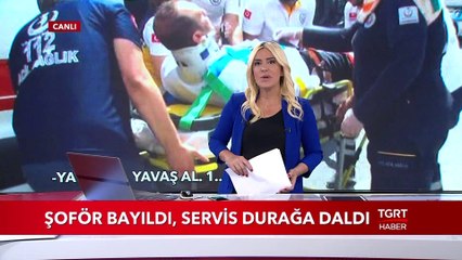 Şoför Bayıldı, Servis Durağa Daldı