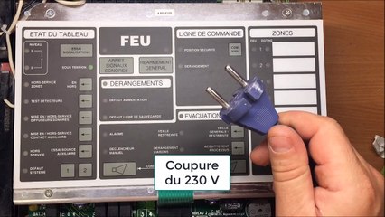 Alarme Incendie TEN4 O - ATSE (Réglage Tempo + divers)