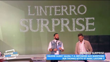 L'interro surprise de Maxime Guény sur Marc Lavoine et Thomas Sotto