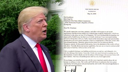 트럼프, 북미정상회담 전격 취소..."대북 압박 계속" / YTN