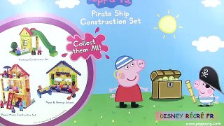 Peppa Pig Pirate Ship Building Blocks Jeu de Construction Bateau de Pirate