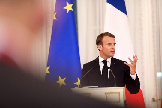 Conférence de presse conjointe du Président de la République, Emmanuel Macron et de Vladimir Poutine à Saint-Pétersbourg