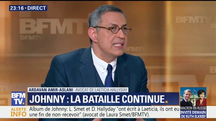 Héritage de Johnny: "Aujourd'hui quel est le respect qu'ils ont pour leur père ?", s'interroge l'avocat de Laeticia