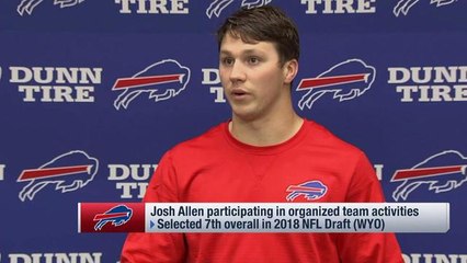 Josh Allen on OTAs: 'Limited reps' have been a challenge so far