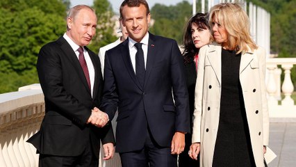 Watch live: Emmanuel Macron meets Vladimir Putin