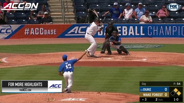 Duke vs. Wake Forest ACC Baseball Championship Highlights (2018)