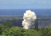 Huge Explosions From Kilauea Fissure Eruption