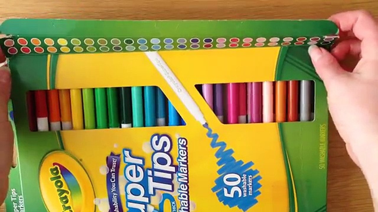 Crayola Marker Challenge! video Dailymotion