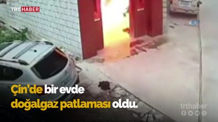 Çin’de bir evde doğalgaz patlaması
