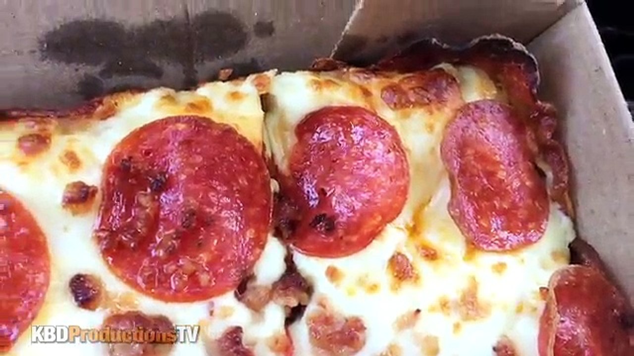 Little Caesars Stuffed Crust BACON WRAPPED DEEP DEEP Dish Pizza