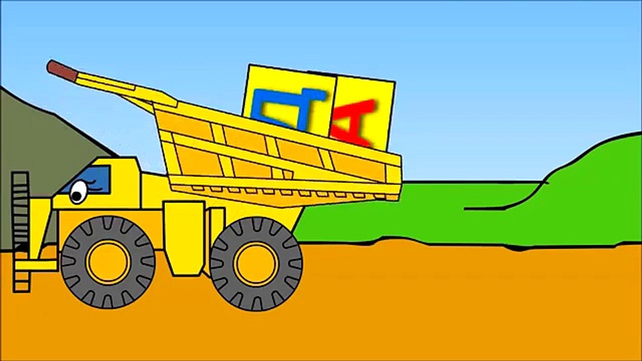 Мультики про машинки. Учимся читать склад ДА. Развивающие мультики для самых маленьких