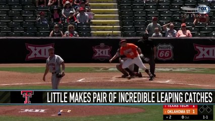 Texas Tech's Grant Little Makes Two Ridiculous Catches