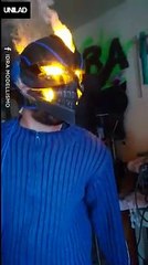 This fire mask is absolutely terrifying   Idra Modellismo