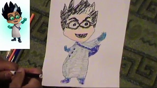 Герои в масках мультики / Как нарисовать.#2.PJ Masks how to draw. Como dibujar heroes en pijamas