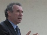 F.Bayrou : banlieues et carte judicaire