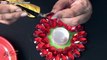 DIY Floating Flower Candle Holder Kundan/Rhinestone | How to make | JK Arts 672