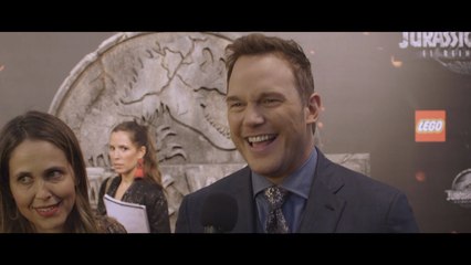 Chris Pratt Cracks Jokes At 'Jurassic World: Fallen Kingdom' Premiere
