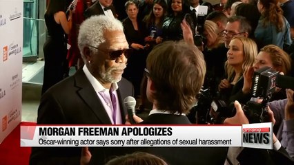 Video herunterladen: Morgan Freeman apologizes after allegations of sexual harassment in workplace