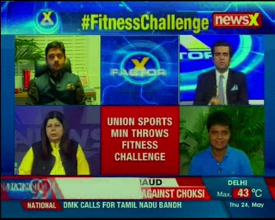 Rajyavardhan Rathore throws fitness challenge; Congress dare PM on jobs-GDP fitness— The X Factor