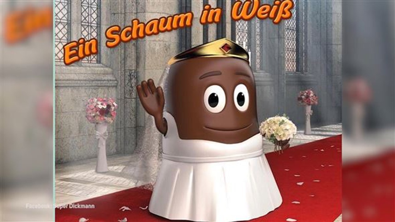 'Schaum in Weiß': Dickmann wirbt mit rassistischem Royal-Foto