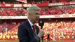 Arsene Wenger delivered a fiiting farwell speech to the Arsenal squad and supporters in his final home game in charge at Emirates Stadium yesterday.