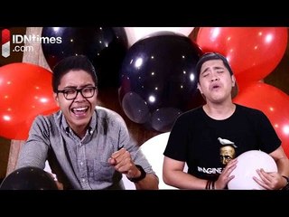 Helium Challenge: Nyanyi Pake Suara Chipmunks │IDNtimes.com