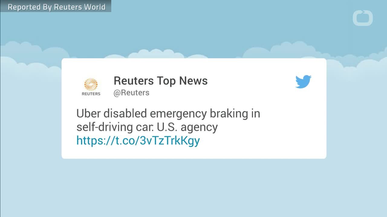 Uber Disabled Emergency Braking In Self-Driving Car