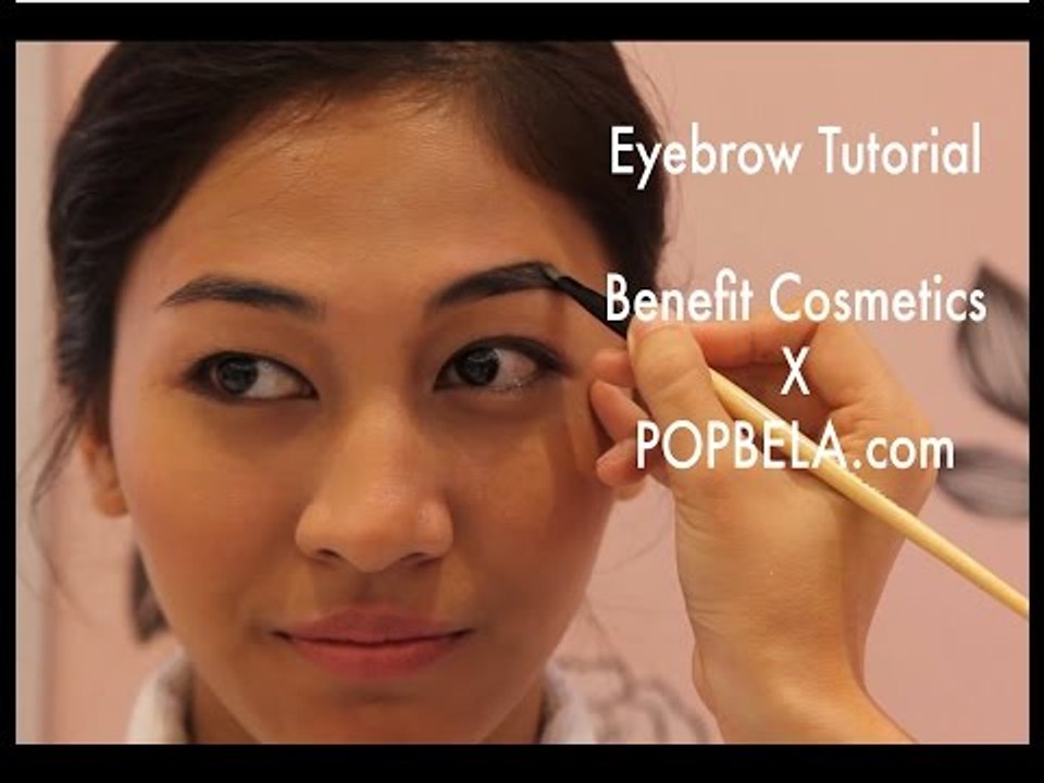 Eyebrow Tutorial by Benefit Cosmetics X Popbela