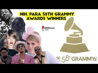 Nih, Para 58th Grammy Awards Winners │IDNtimes.com
