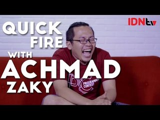 Quick Fire (Achmad Zaky) - Lebih Serem Mantan Daripada Setan │IDNtv