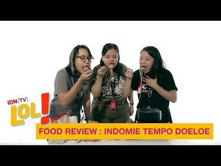 Food Review: INDOMIE TEMPO DOELOE | IDN TV LOL!