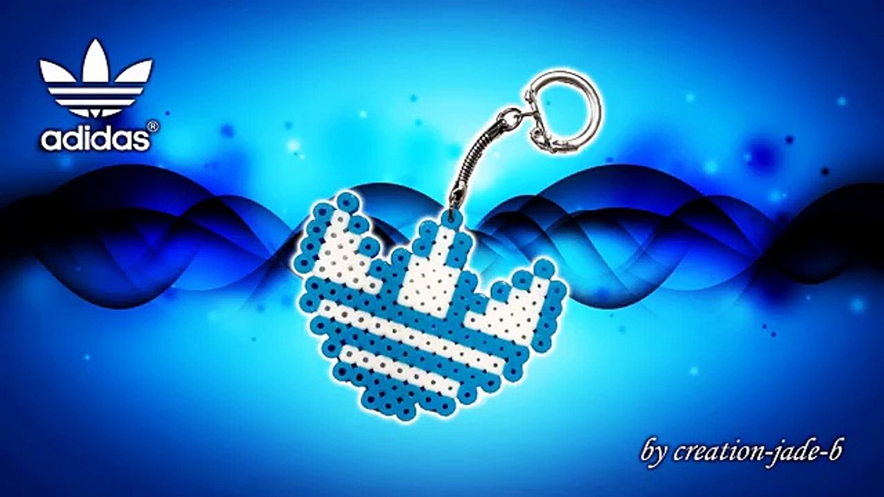 Tuto Perles à repasser (Hama) - Logo Adidas !