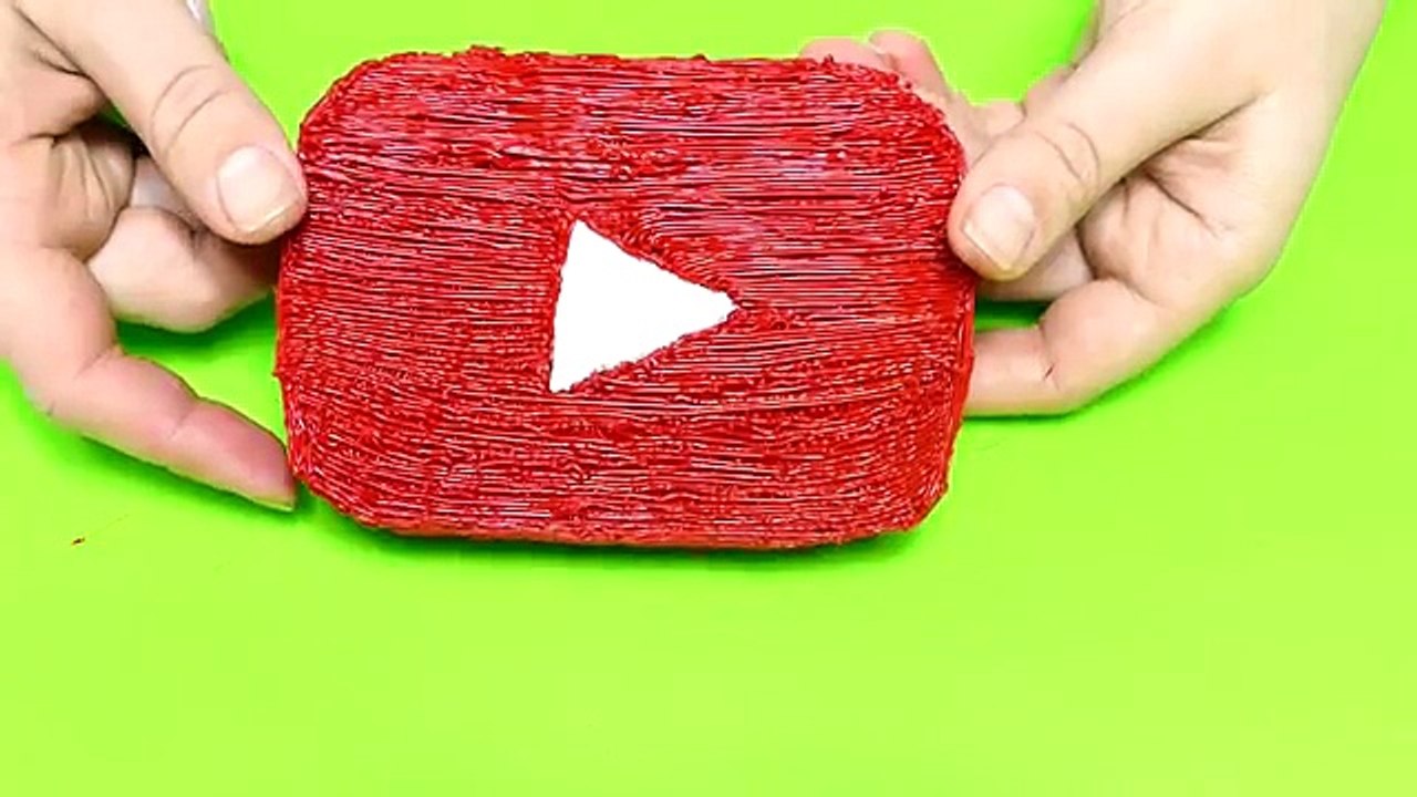 DIY 3D КНОПКА ЮТУБ! 3D РУЧКА | 3D PEN DIY