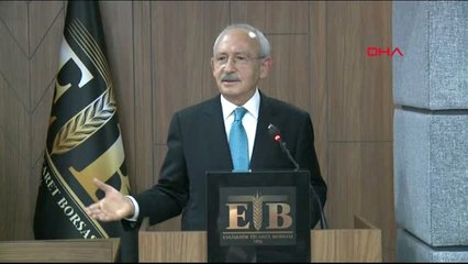Eskişehir CHP Lideri Kılıçdaroğlu Ticaret Borsası'nda Konuştu 5