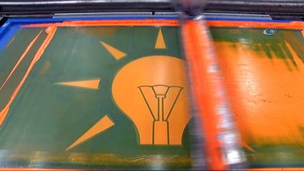 AK Parti İstanbul İl Başkanlığının devasa bayrakları Denizli’de basılıyor