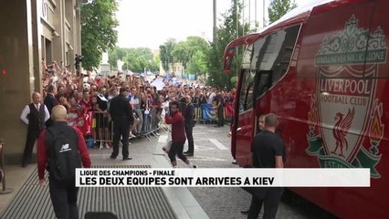 Ligue des Champions - Finale - Les deux équipes sont arrivées à Kiev
