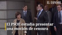 El PSOE estudia presentar una moción de censura para desalojar al PP del Gobierno