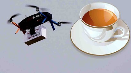 Lucknow में Drone से Tea की Home Delivery, Tech Eagle ने किया काम शुरू | वनइंडिया हिन्दी