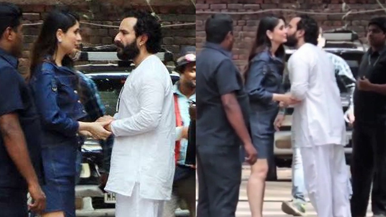 Kareena Kapoor & Saif Ali KISSES in PUBLIC at Veere Di Wedding promotions; Watch Video! FilmiBeat
