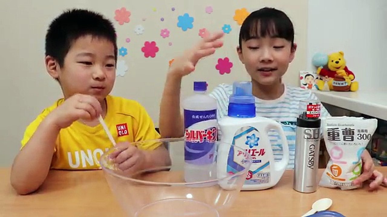 【前編】ふわふわスライムづくり★ ベイビーチャンネル