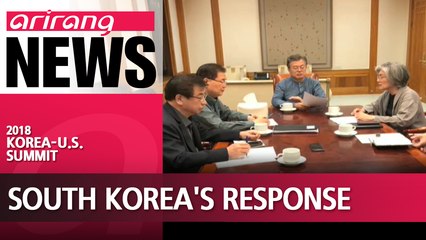 S. Korea's Moon "baffled, perplexed" by Trump's cancellation of Singapore Summit with N. Korea's Kim Jong-un