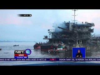 Kapal Tanker Srikandi yang Terbakar Masih Didinginkan - NET 12