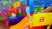 Peppa Pig toys park playground slide unboxing peppa pig playset toys review by Xavi ABCKids