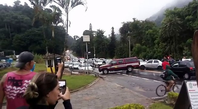 Trânsito interrompido na BR 262, em Marechal Floriano