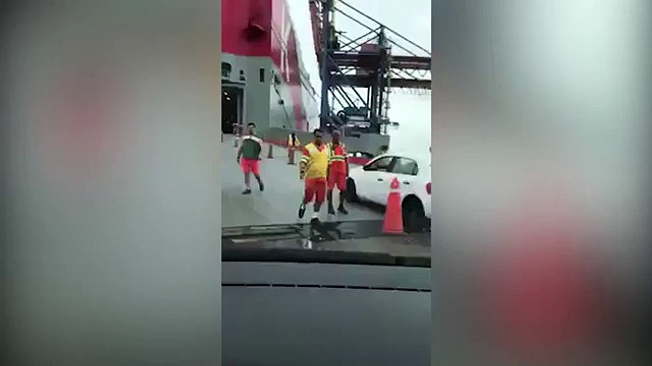 Huge car parking facility inside a Ship...!!!!!!