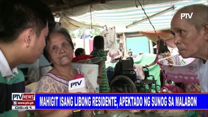Mahigit isang libong residente, apektado ng sunog sa Malabon