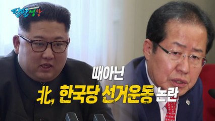 [팔팔영상] "北, 지금은 한국당 선거운동 해준다?" / YTN