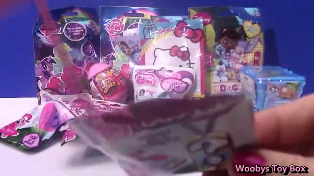 17 Blind Bags My Little Pony Doc McStuffins Shopkins Hello Kitty Angry Birds Glitzi Globe