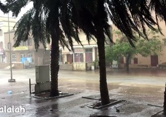Street Flooding on South Coast of Oman as Cyclone Approaches